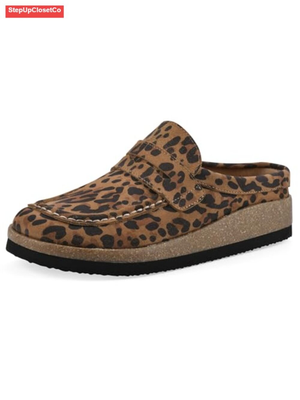 Women's Brinlee Mule Slip-On Shoes with Contoured Footbed Soft Cork Bottom